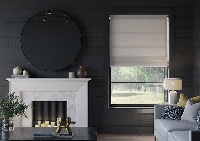 Oleander, Glacier - Roman Blind - Image 3